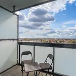 8Th Floor Warsaw Wlochy Apt - Balcony, Workspace - By Rentujemy